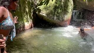 Unknown Latina girl gets fucked in the woods while she is lost HL - 1 image