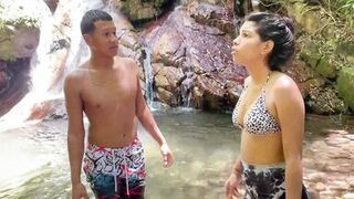 Unknown Latina girl is fucked in the woods while she is lost - 2 image