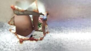 Caught through a closet hole outdoors - 12 image