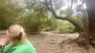 EXCURSION WITH MY STEPBROTHER - BLOWJOB ON THE MOUNTAIN - CUM IN MOUTH - 2 image