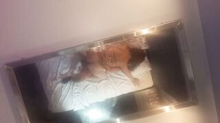 Fucking my dog in a hostel with mirrors on the ceiling