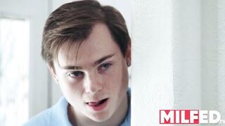 Sneaking On My Hot Latin Step Mom Working Out - MILFED - 3 image