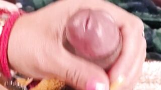She masturbates me and my penis gets wet with droplets of pleasure. - 11 image