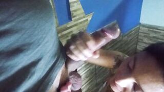 Lick and blowjob from just balls until it cums delicious - 8 image