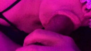 RedFantasies FREEBIES: Threw on my black slutty net outfit and went to suck dick - 4 image