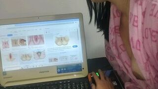 stepmother helps stepson study anatomy - 1 image