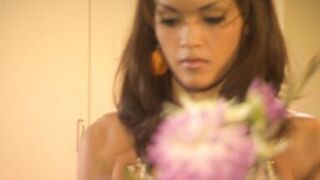 Latina bends for a severe doggystyle penetration on the couch - 2 image