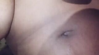 Schoolgirl fucks her pussy hard with a huge dildo - 3 image