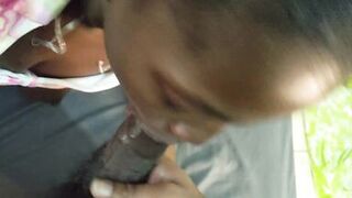 Busty Horny Ebony Milf With Big Ass Met At The Beach Wanted Doggystyle Fuck Man Slapping That Ass She Swallow Huge Cum Deep In Her Throat - Mastermeat1 - 15 image