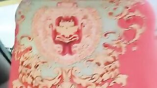 Mature woman, hairy pussy, driving & had to pee so badly! - 4 image