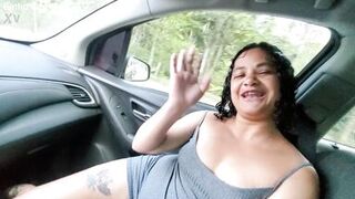 I found a friend, I gave her a ride and I put my cock in the naughty - Aline Cassia - 2 image