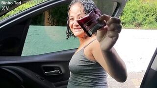 I found a friend, I gave her a ride and I put my cock in the naughty - Aline Cassia - 6 image