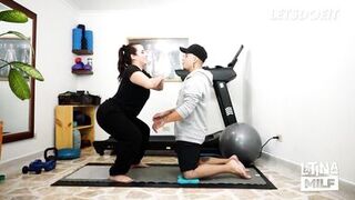 Chubby Slut Nana Bronw Fucked Deep By Yoga Instructor After Workout - LATINA MILF - 2 image