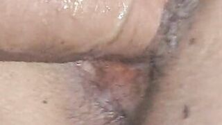 concentrating on her pussy while I fuck her - 8 image