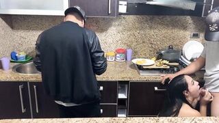 My Wife must pay the House Debt with her Body while I Cook next door and Listen to how NTR Enjoys it - 5 image