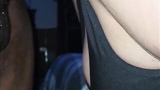 gagging and drooling on the dick - 4 image