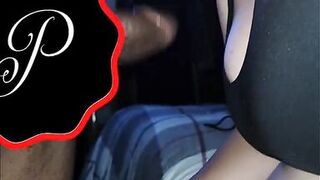 gagging and drooling on the dick - 7 image