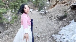 KPop Girl Fucks Actor in Korean Forest K-Drama Sex Scene - 4 image