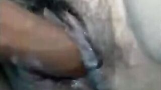 sexy hot bbw gets pleasure from her new sex toy a thick brown dildo that squirts cream out of her cute shaved pussy - 14 image