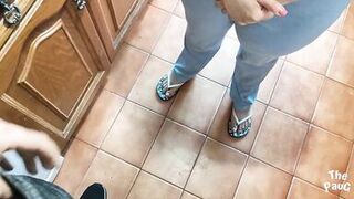 Stepmother and stepson share hot milk with morning cereal - 3 image