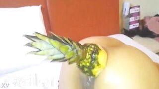 Pumping Her Gazoo With a Pineapple - 2 image