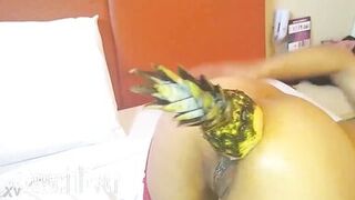 Pumping Her Gazoo With a Pineapple - 5 image