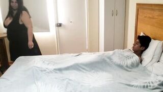 Stepmom visit stepson daybed and riding cowgirl floozy big beautiful woman - 2 image