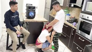 Dancing Reggaeton with my Ally's Girlfriend and I Rub my Cock on her Butt in Front of NTR Netorare - 6 image