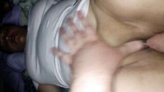 Missionary + Doggstyle - I love to fuck my wife's slit, real non-professional homemade - 5 image