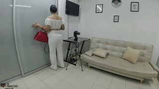 Interesting interview with a hawt cutie touching that makes her very lascivious until that babe cums herself - Porn in Spanish - 3 image