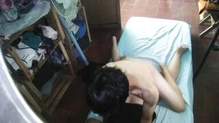 Me cogi a mi amiga con su tanga rutera en cuatro por la noche cuando la cornuda de mi novia se va - 15 image