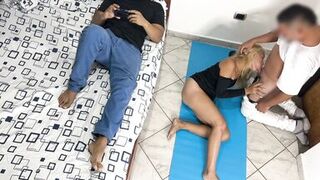 I like the Masseur to Massage my Booty and Slit in Front of my Cuckold Spouse NTR Netorare - 6 image
