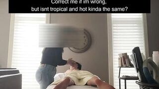 Legit Married Columbian RMT Gives In To Monster Oriental Cock - 3 image