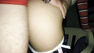 Secretly from my mother-in-law I fuck her sweet daughter and ejaculate on her back! - 15 image