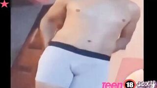 My stepmother is not in the room and I want to eat my stepfather's cock who is in the bathroom sex with my stepfather - 6 image