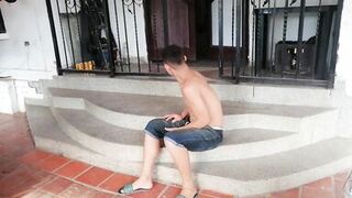 I FUCK A TRAMP I MAKE HIM VIRGIN AND SWALLOW HIS MILK - 2 image