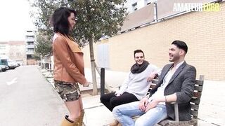 AMATEUR EURO - Cum Hungry MILF Suhaila Hard Picks Up Big Cock Stud For Hardcore Ramming - 4 image