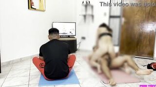 I do Yoga with my Boyfriend and the Pervert Trainer - 9 image