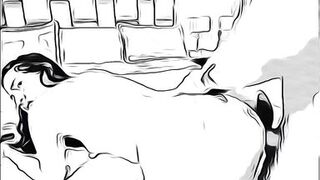 man having sex with married woman without her husband knowing in cartoon - 12 image