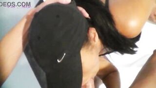 Arab french beurette with big ass sucks and gets fucked, real amateur homemade - 8 image