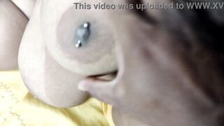 Brought my best friend to my house after the party and gave her a punishment |  Ju naughty wife goes to best friend's house and CUM IN HER - 7 image