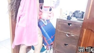 Hot Busty Milf Stepmom - Big Ass Lets Her Virgin Stepson Fuck Her, Dirty Stepmom Caught By Stepdaughter Gets Convinced By College Cock - 2 image