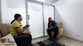 Make a deal with my stepson's school teacher and I end up fucking her pussy - 2 image