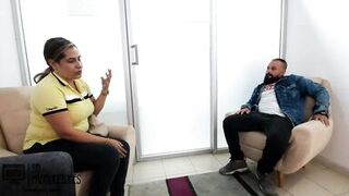 Make a deal with my stepson's school teacher and I end up fucking her pussy - 3 image