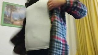 Mom dressed and cream her body - 15 image