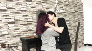 My horny boyfriend gives me a good fuck - 3 image