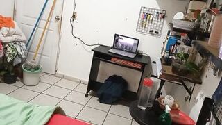 my wife cleaning the room in dress and thong - 13 image