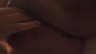 Chubby teen masturbates and then picked by her boyfriend doggy style - 4 image