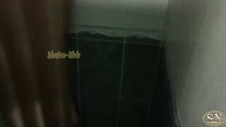 I catch my stepsister masturbating in the bathroom. I blackmail her to fuck her. Hard sex with my stepsister. - 6 image