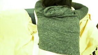 I got a massage from my neighbor, he cum in my face while I was talking to my husband on the mobile. - 13 image